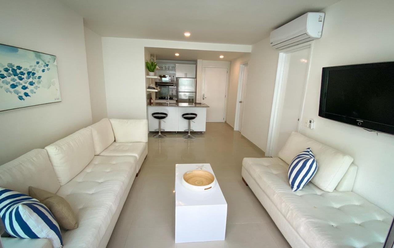 Vista Al Mar En Cartagena , Apartamento En Morros Картахена Экстерьер фото